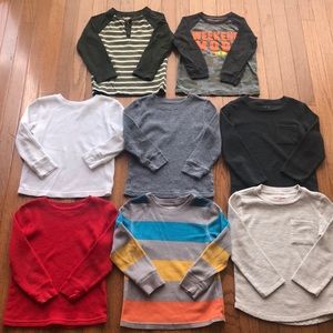 Bundle Little Boys 4T Long Sleeve Shirts